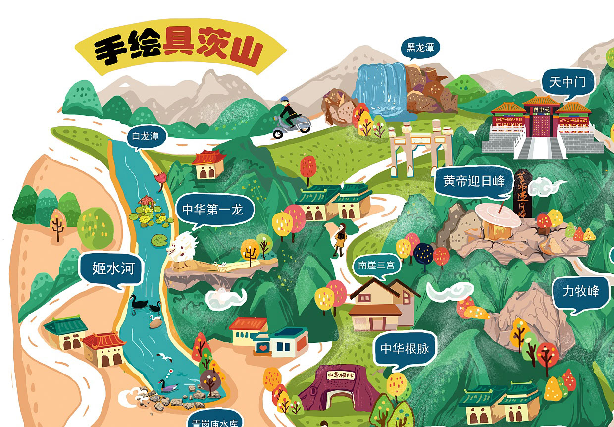 宝鸡手绘地图在文化旅游中的创新应用 ？